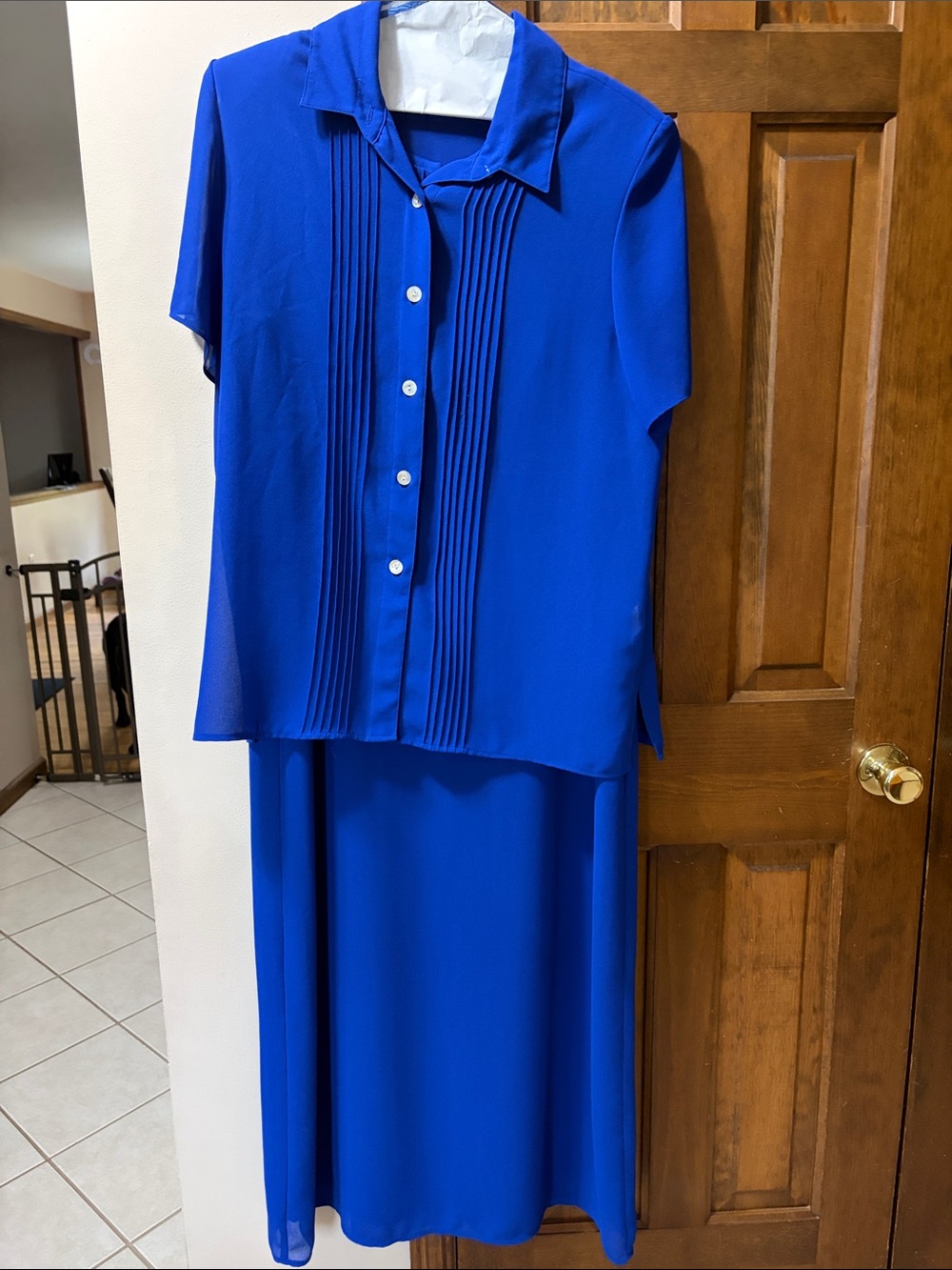 Studio I Blue Formal dress and jacket Size 18
